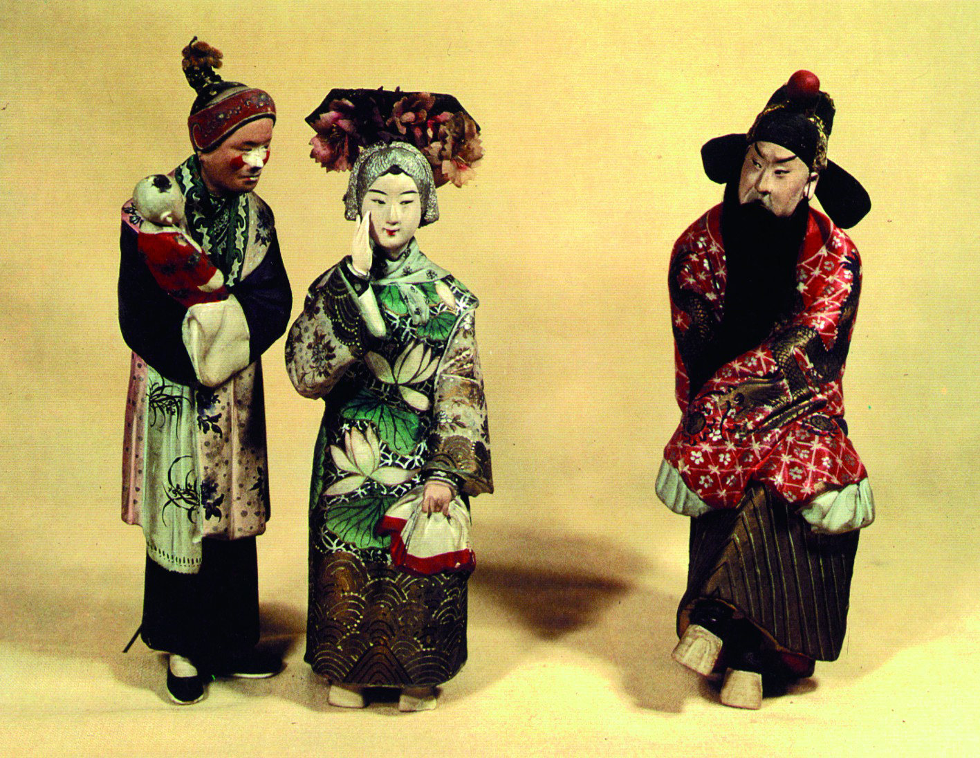 京剧彩塑
